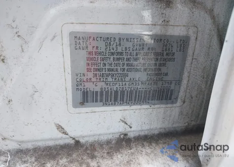 2019 Nissan Sentra Sv from USA, damaged, VIN 3N1AB7AP9KY220994